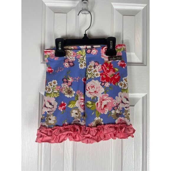 Matilda Jane Girls Ruffle Shorts Size 8 - Picture 1 of 3